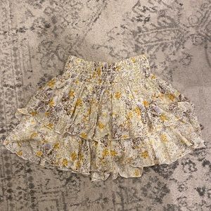 Forever 21 floral skort